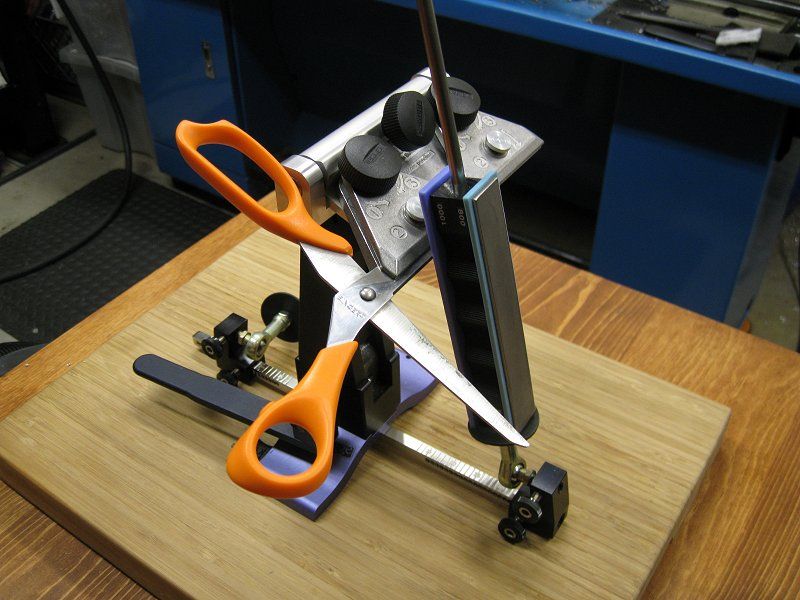 Tormek SVX150 Scissor Attachment Mod Wicked Edge Precision Knife